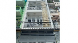 NGỘP BANK  hẻm 5m,Chỉ 5 Tỷ 6,4x14m,4 tầng, Bùi Quang Là  P.12 Gò Vấp ngay Ngã 3 Phan Huy Ích